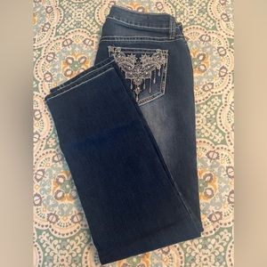 ND New Directions Weekend Denim Jeans Straight Womens SIZE 12 EUC